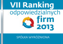 VII Ranking Odpowiedzialnych Firm 2013