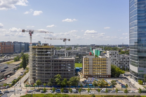 Na budowie VIBE’a ukończona została konstrukcja nadziemia