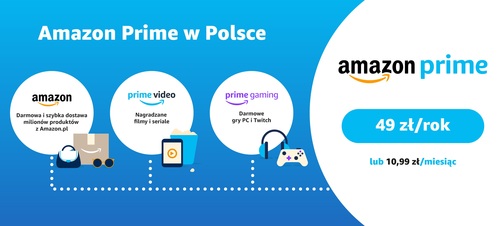 Amazon wprowadza w Polsce usługę Amazon Prime