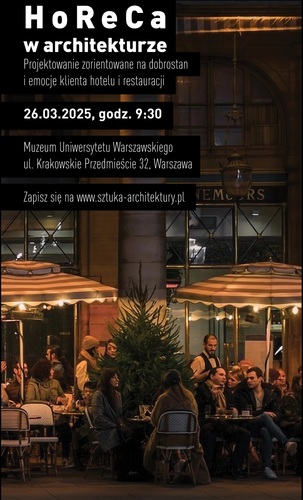 Odbędzie się konferencja „HoReCa w architekturze”