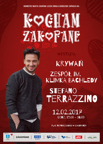 12 lutego na Placu Niepodległości w Zakopanem odbędzie się niezwykły koncert dla wszystkich zakochanych i kochających Zakopane