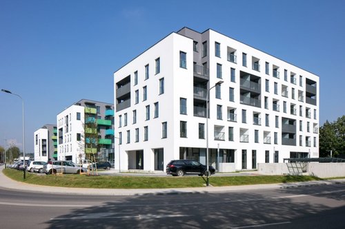 Fasada Roku 2018 / osiedle Czyżewskiego 1 w Krakowie